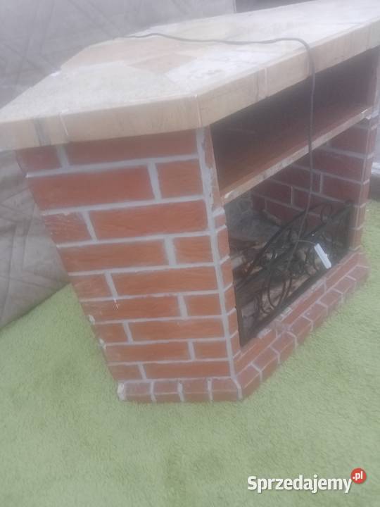 Kominek elektryczny drewniany ceglany ozdobne Czernikowo