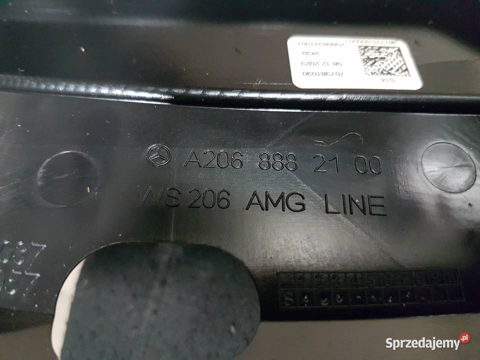 MERCEDES C KLASA W206 AMG ATRAPA GRILL KAMERA Atrapy