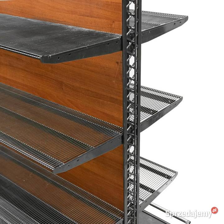Regał sklepowy WANZL dwustronny H195 L131 8półek Chmielów
