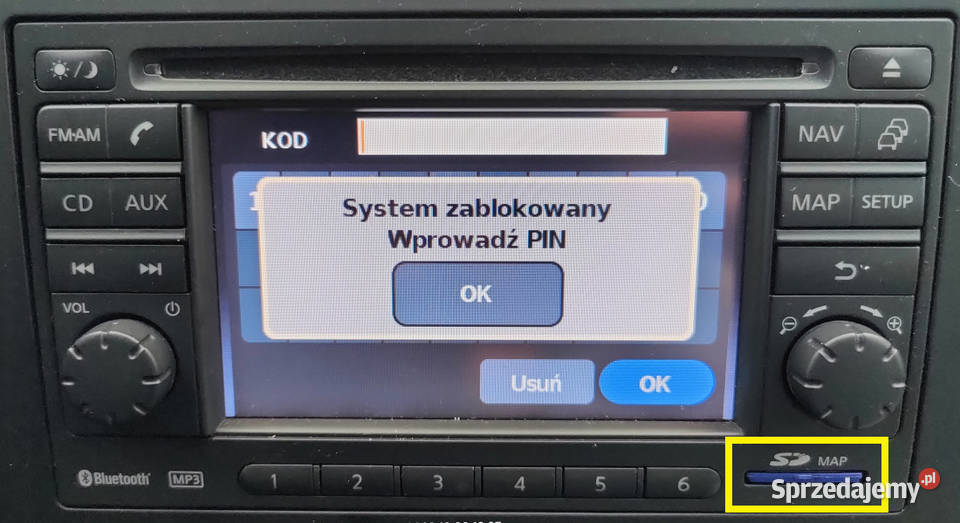 Polskie menu lektor Nissan Qashqai Juke Mapa warmińsko-mazurskie Olsztyn sprzedam