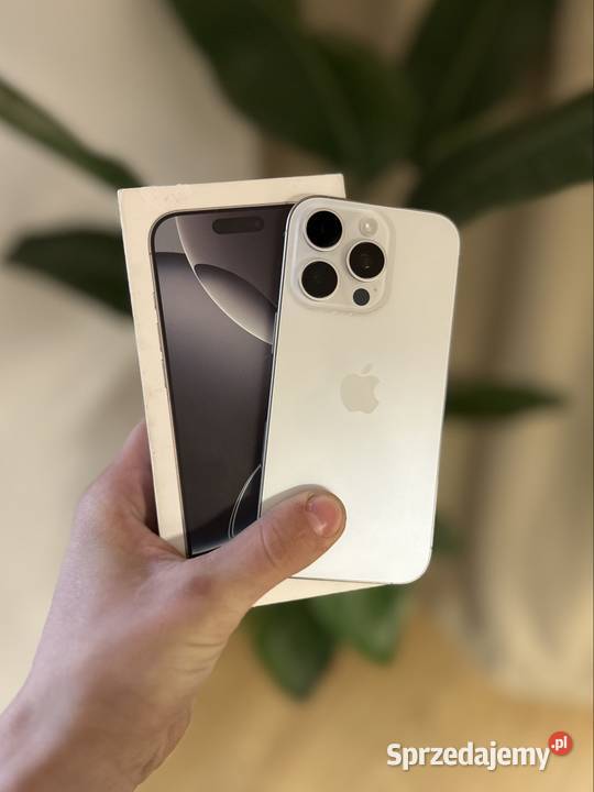 iPhone 16 Pro 128GB 89 White Titanium Stan Bełchatów