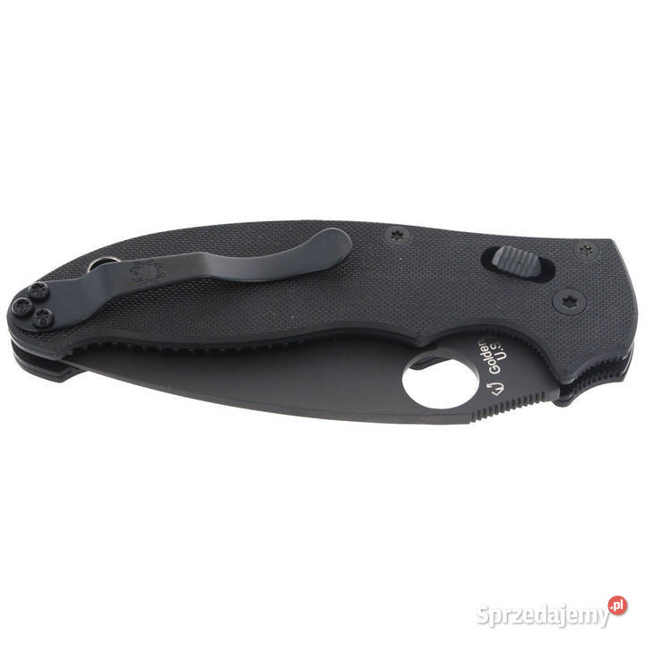 Nóż składany Spyderco Manix 2 G10 Black Black Warszawa