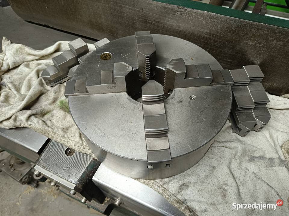 Uchwyt tokarski 250 Bison 4 szczęki małopolskie Trzebunia