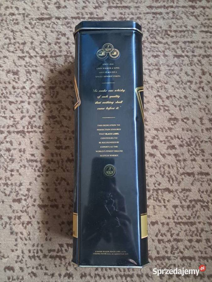 Puszka metalowa Johnnie Walker Gdańsk