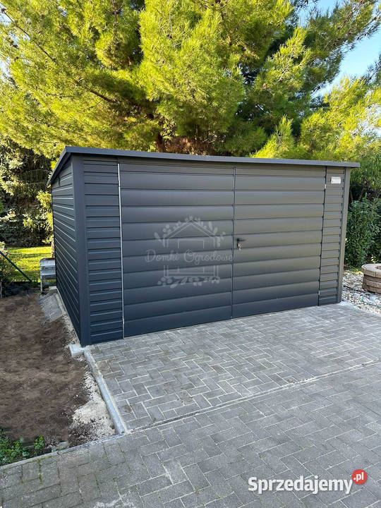 Schowek Domek ogrodowy 4x3m Brama dwuskrzydłowa Miastko