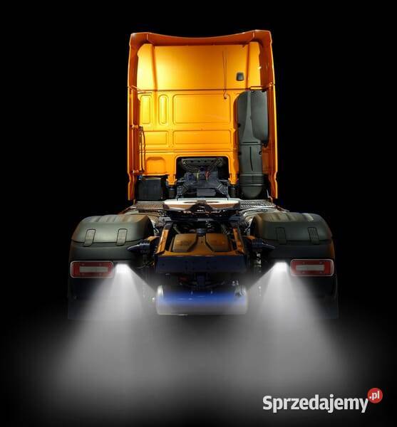 Lampa robocza LED okrągła 12W 1200lm 1224V biała Kamionna