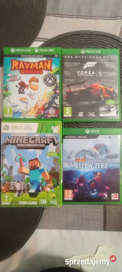 Minecraft 360Rayman originsforza5 Subnautica Kłecko