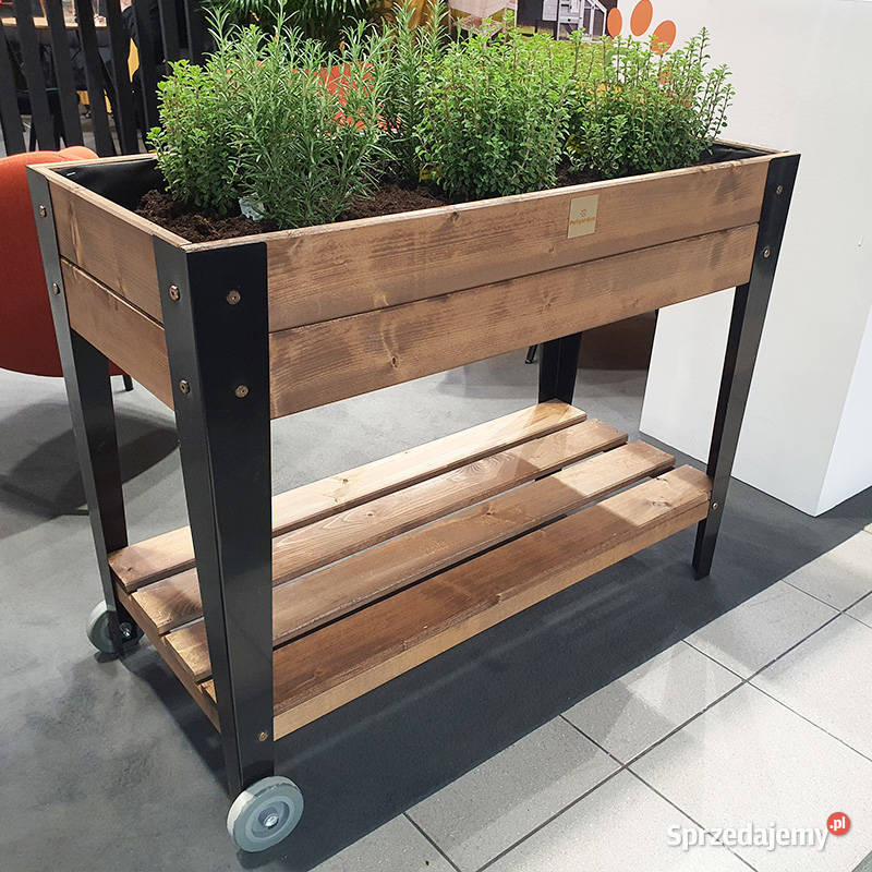 Stolik do prac ogrodowych z kołami Trzemeśnia