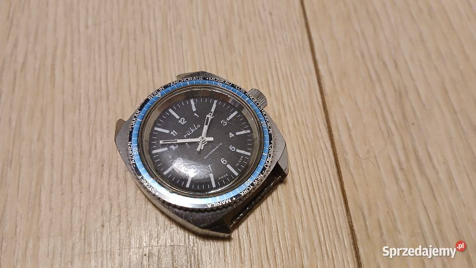 ZEGAREK RUHLA MADE IN DDR MECHANICZNY SPRAWNY Męskie Bielsko-Biała sprzedam