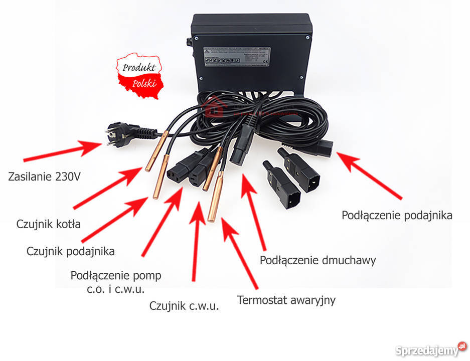 Sterownik do Pieca z podajnikiem na 2 Pompy 4 Włocławek