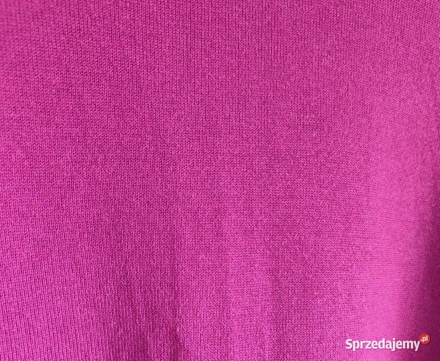 Fioletowy sweter golf bawełna 48 50 4XL BPC Szczecin