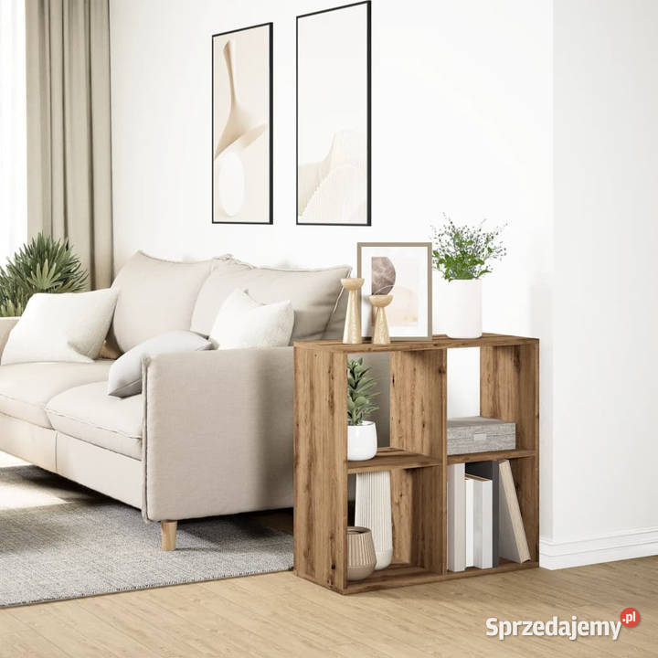 Regał przegroda dąb artisan 695x29x695 WM858011 Regały mazowieckie Warszawa sprzedam
