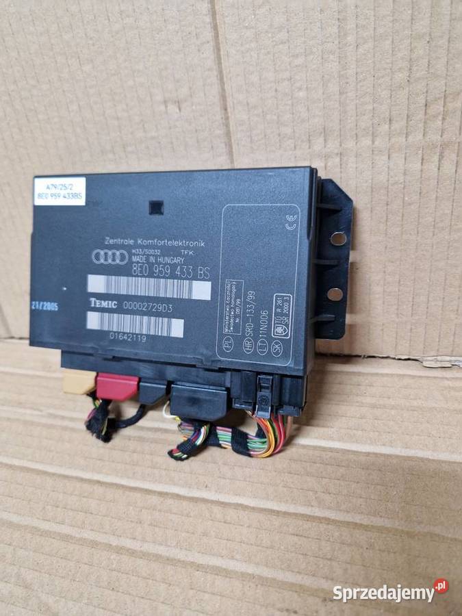 Audi a4 b7 moduł komfortu 8e0959433BS Pozostałe