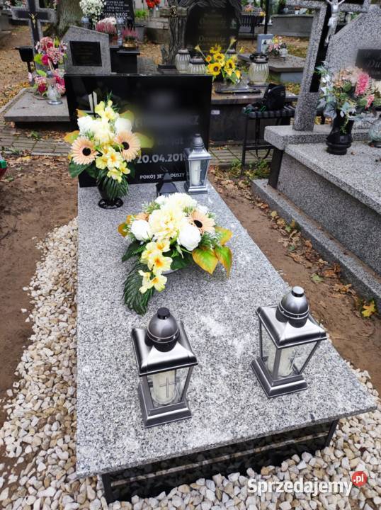 Nagrobki z montażem w całej Polsce płyta Pozostałe Rawicz