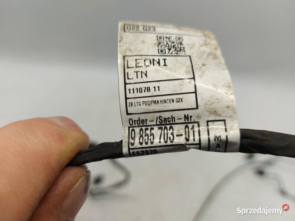 BMW G23 M440i Cabrio Wiązka zderzaka PDC tył osobowe