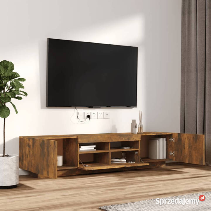 Zestaw 2 szafek TV z oświetleniem LED Warszawa