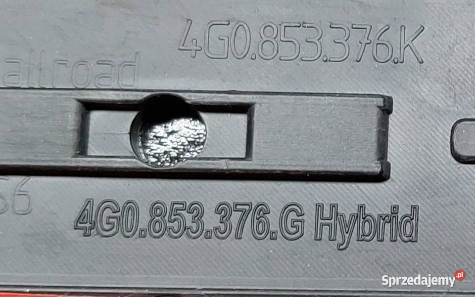 LISTWA PROGOWA PRAWY TYŁ AUDI A4 B8 A6 C7 Mielęcin