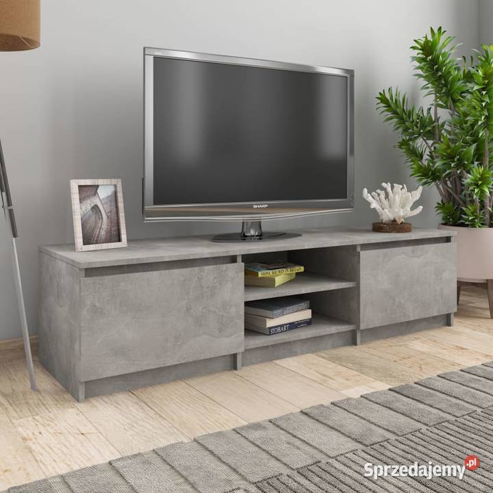 vidaXL Szafka pod TV betonowy szary 140x40x355 Meble Warszawa sprzedam
