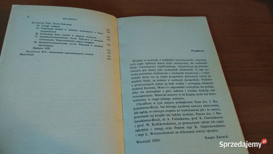 Wykłady z termodynamiki fenomenologicznej i fizyka, astronomia