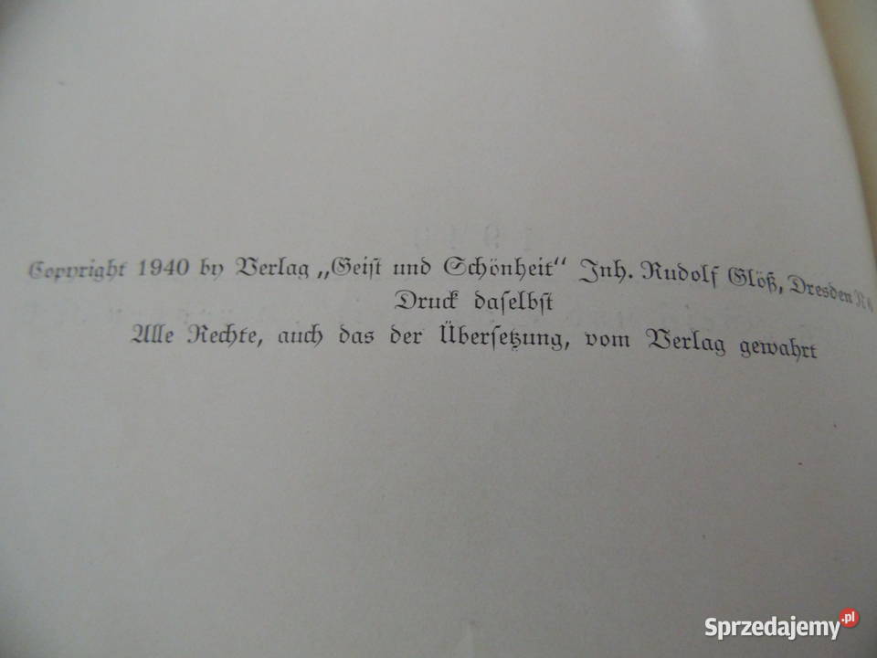 Książka niemiecka II wojna światowa Piękna Akty wielkopolskie sprzedam