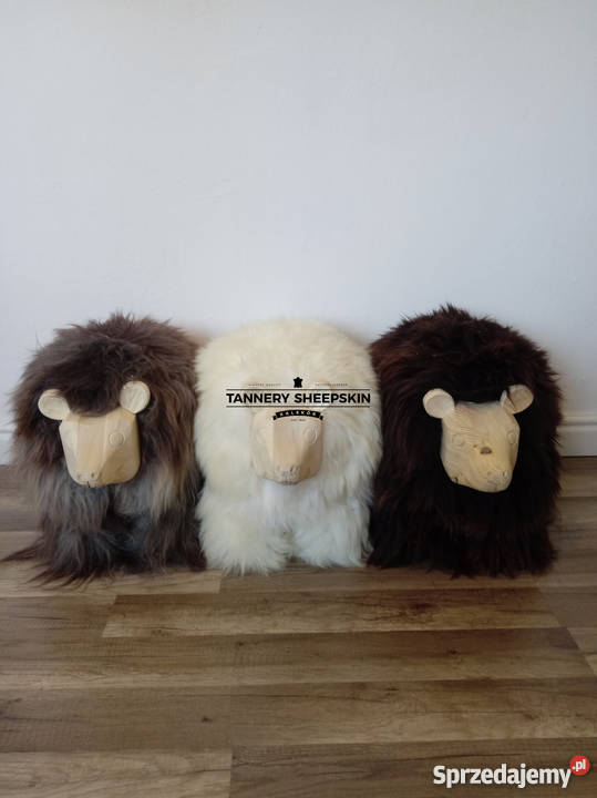 Misie Skóra Owcza Naturalna Podnóżek Niedźwiadek Dekoracje i ozdoby Szaflary
