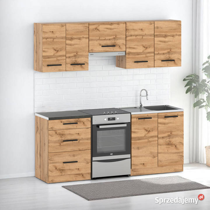 Kuchnia Modułowa Nowoczesna Mała Z Blatem 2m 200cm Elbląg