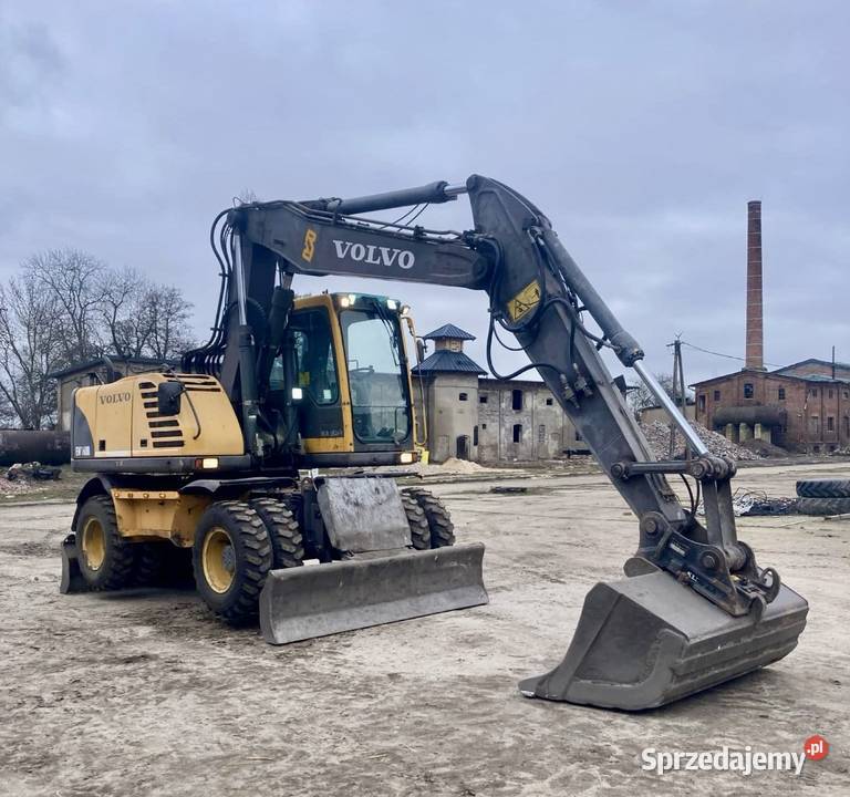 Koparka kołowa VOLVO EW160B Rototilt 2 łyżki wielkopolskie Oborniki