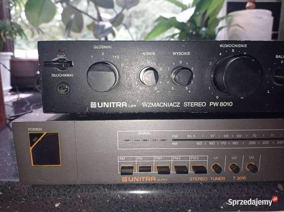 Zestaw UNITRA tuner STEREO T3015 przestrojony mazowieckie Wołomin