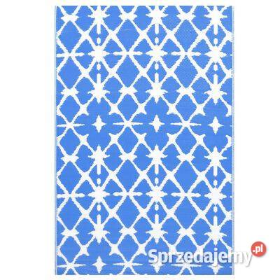 vidaXL Dywan na zewnątrz niebieskobiały 160x230 Warszawa