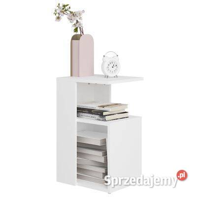 vidaXL Stolik boczny biały 36x30x56 materiał Warszawa sprzedam
