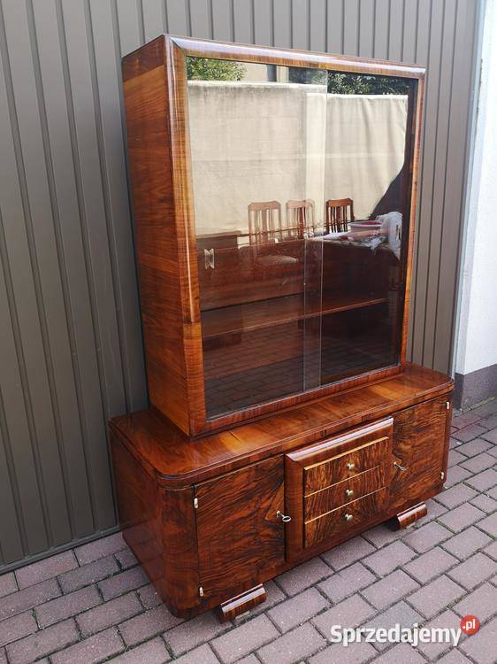 WitrynaSerwantka ARTDECO Politura Orzech Stara Swarzędz