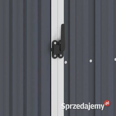 vidaXL Szopa ogrodowa antracyt stal