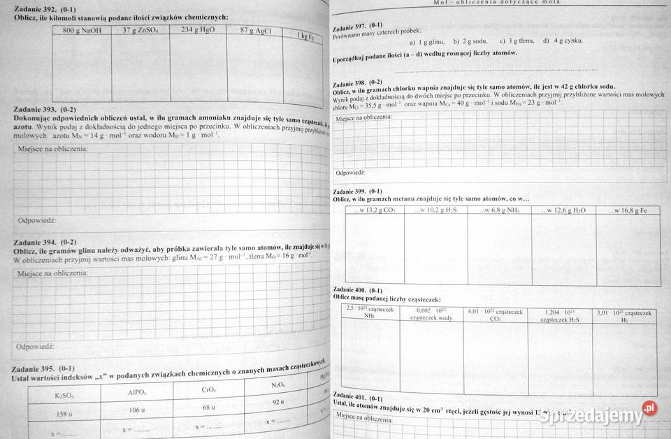 Chemia Zbiór zadań maturalnych Dariusz Witowski lubelskie Chełm