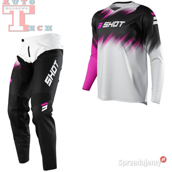 STRÓJ RÓŻOWY DZIECKO 45 LAT CROSS SPODNIE warmińsko-mazurskie Mrągowo