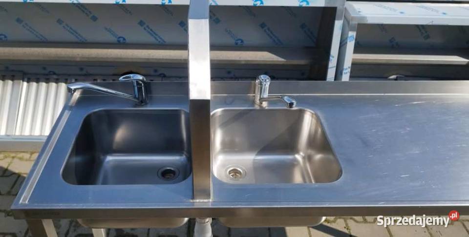 Zlew 2 Komorowy z Półką 1605085 MC 149 Gastronomia Ostrów Wielkopolski