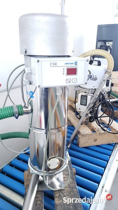 Zaciąg tworzywa podajnik granulatu Colortronic