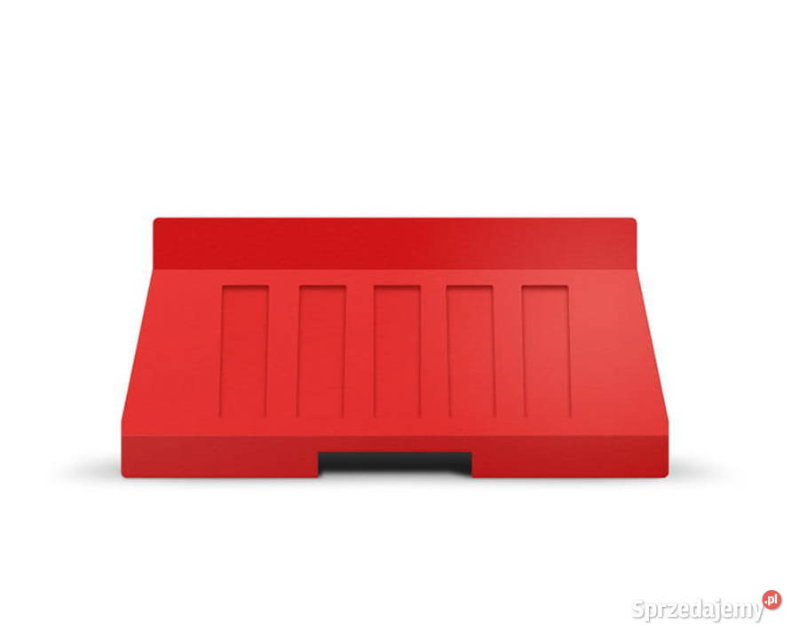 Separator ruchu PCV U25c dł 115 wys 50 czerwony Szczecin