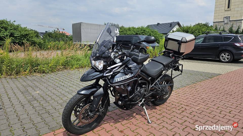 Triumph Tiger 800 XRx gotowy do wypraw prywatny