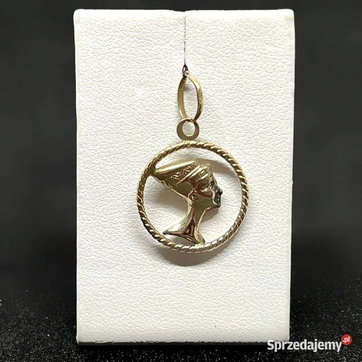 Złota Zawieszka Próby 585 128g Nefretete złoto