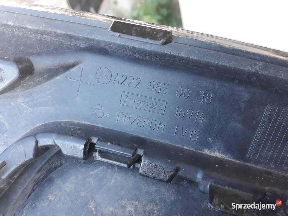 MERCEDES W222 DYFUZOR SPOILER ZDERZAKA TYŁ Międzychód sprzedam