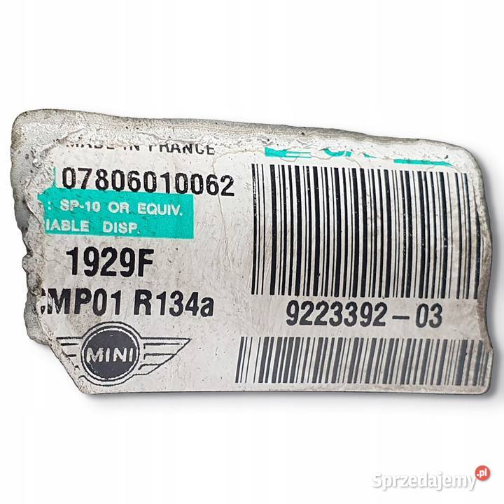 SPRĘŻARKA KLIMATYZACJI Mini Cooper R56 16 16V osobowe Motoryzacja Chełm