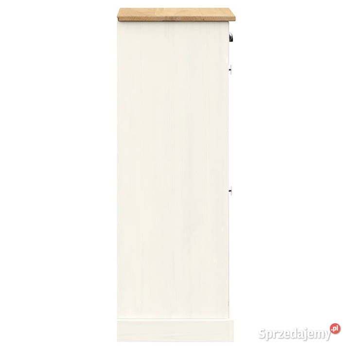 Szafka na buty VIGO 60x35x96 biała lite drewno Warszawa