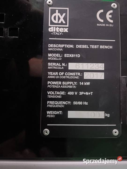 Stół probierczy Nova Ditex Eragon EDX 611D mazowieckie