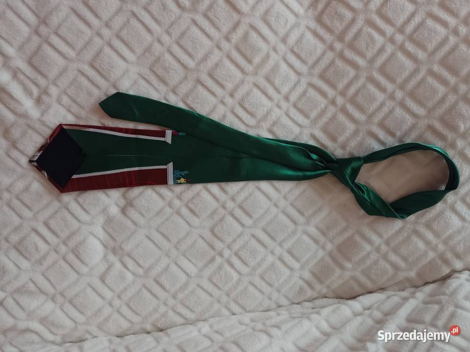 Świąteczny Krawat męski z Londynu Merry Krawaty