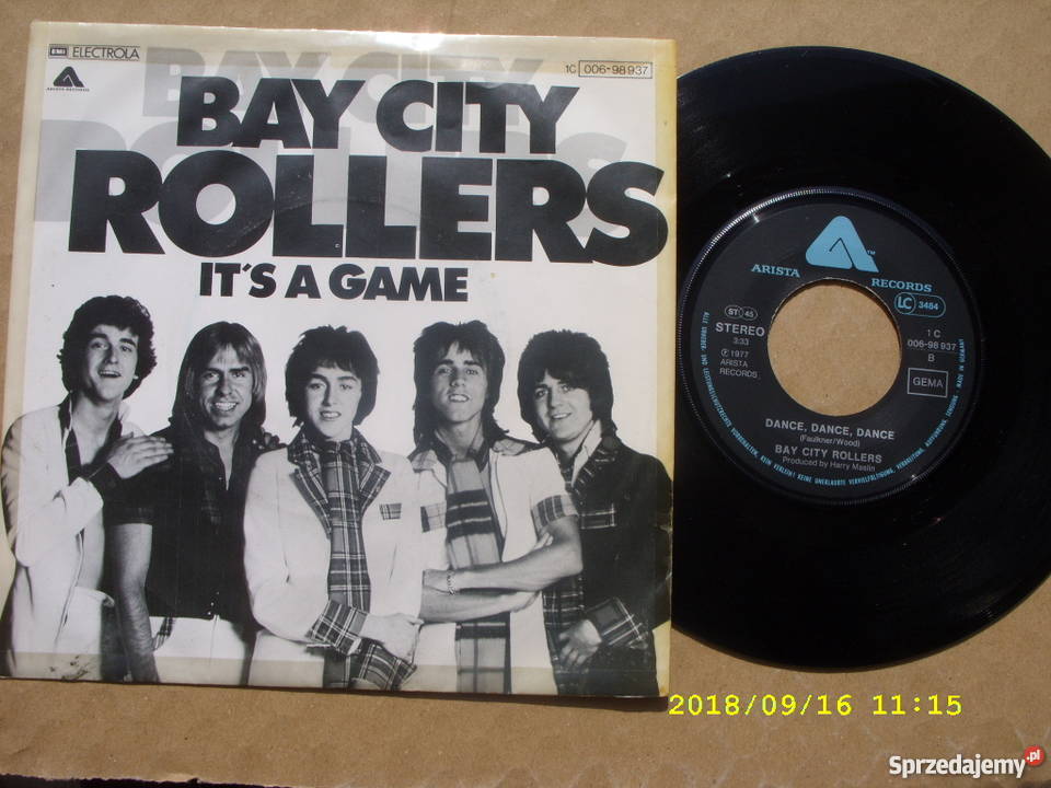 BAY CITY ROLLERSITS A GAME ARISTA REC singiel rock Wołów sprzedam