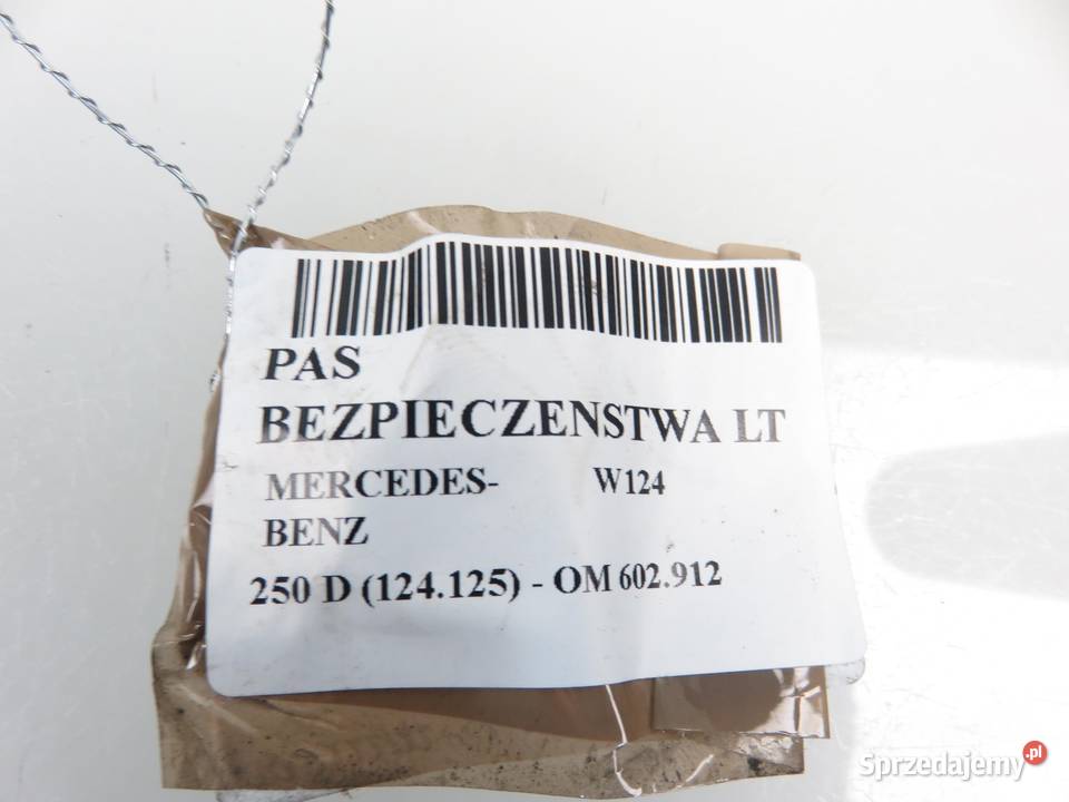 PAS LEWY TYLNY MERCEDESBENZ W124 1248600585