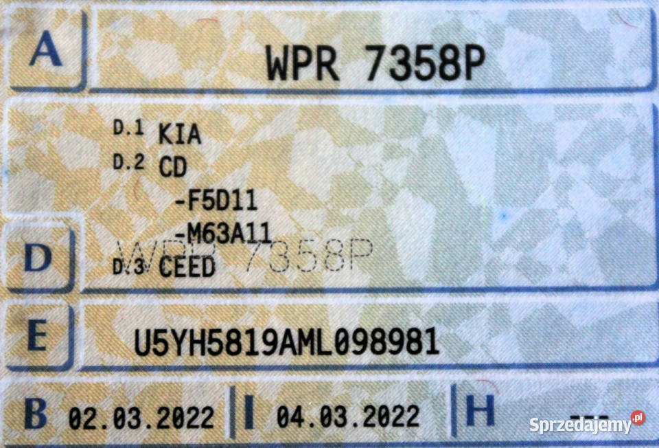 Kia Ceed Gwarancja Fabryczna SalonPL FV23 16CRDi 118000km