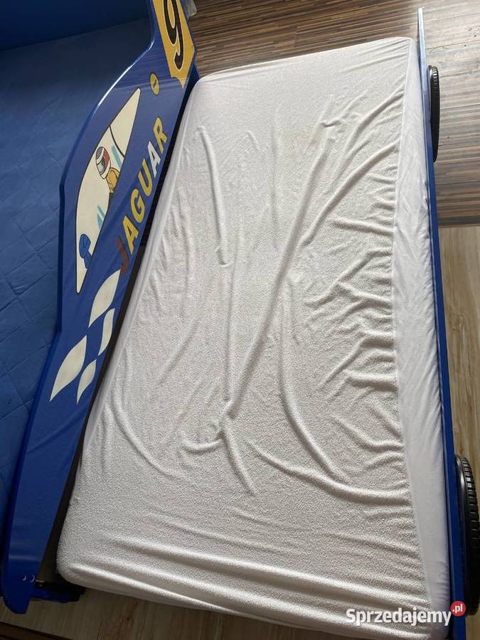 Łóżko dwuosobowe samochód wyścigowy materace Gdańsk