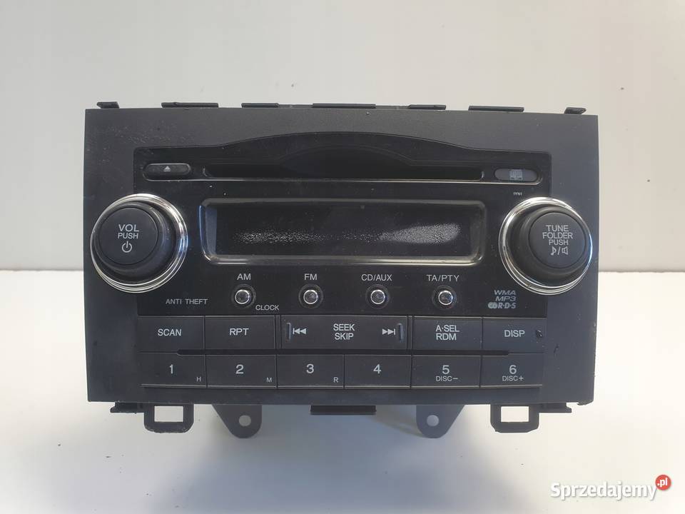 RADIO Honda CRV CRV III 39100SWAG102 osobowe Rudka