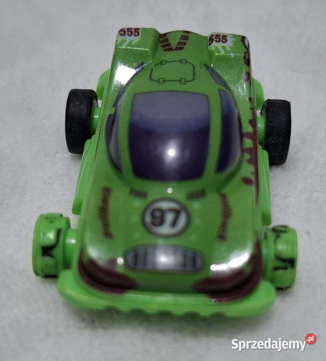 Autko wyścigówka zielona samochodzik z napędem śląskie Czeladź sprzedam